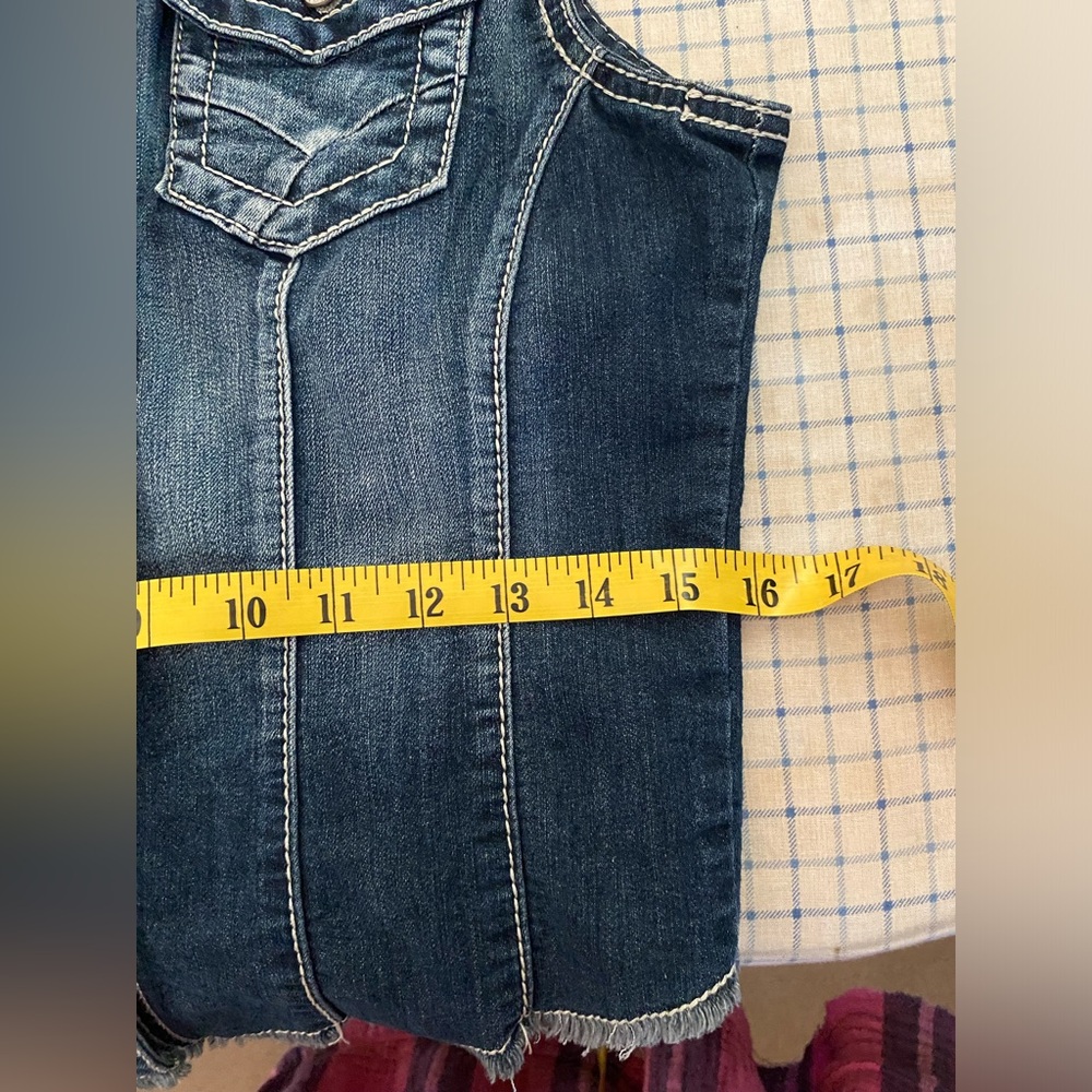 Harley Davidson Patchwork Denim Vest - image 7